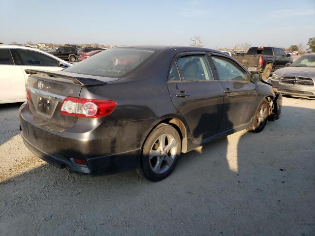 5YFBU4EE0DP162666 - 2013 TOYOTA COROLLA BASE GRAY photo 3