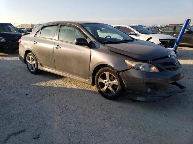 5YFBU4EE0DP162666 - 2013 TOYOTA COROLLA BASE GRAY photo 4