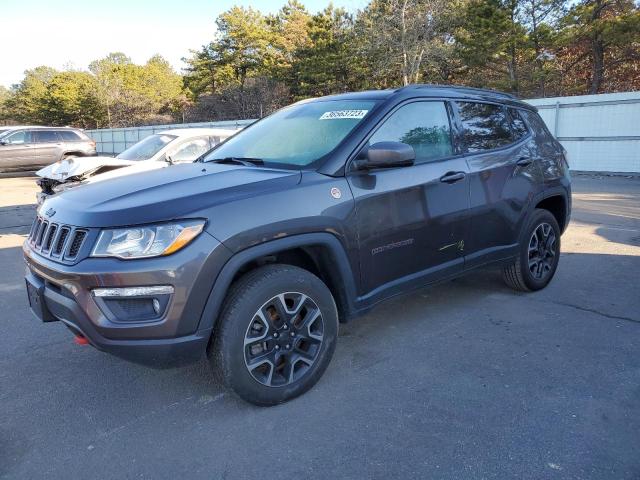 3C4NJDDB5KT747993 - 2019 JEEP COMPASS TRAILHAWK CHARCOAL photo 1