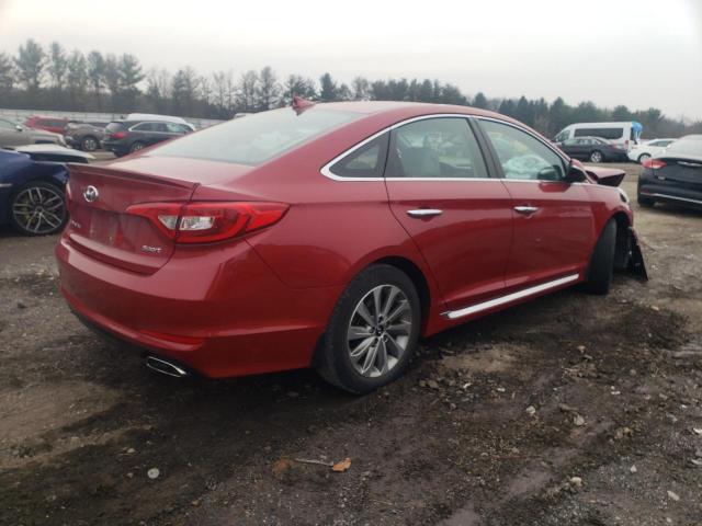 5NPE34AF8HH560774 - 2017 HYUNDAI SONATA SPORT RED photo 3