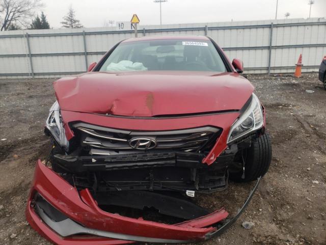 5NPE34AF8HH560774 - 2017 HYUNDAI SONATA SPORT RED photo 5