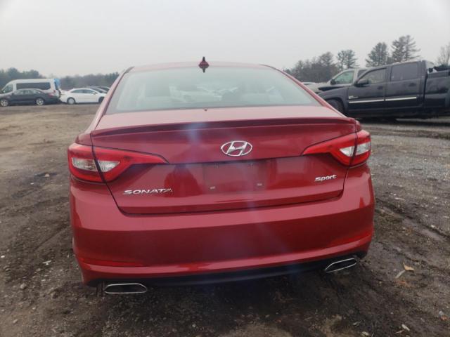 5NPE34AF8HH560774 - 2017 HYUNDAI SONATA SPORT RED photo 6