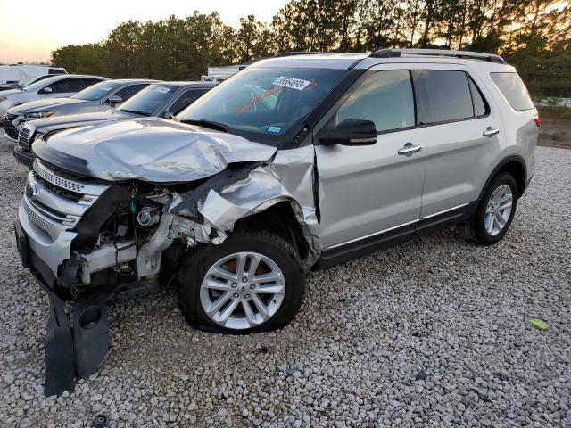 1FMHK7D80CGA82549 - 2012 FORD EXPLORER XLT SILVER photo 1