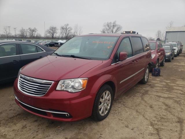 2C4RC1BG3FR565310 - 2015 CHRYSLER TOWN & COU TOURING RED photo 1