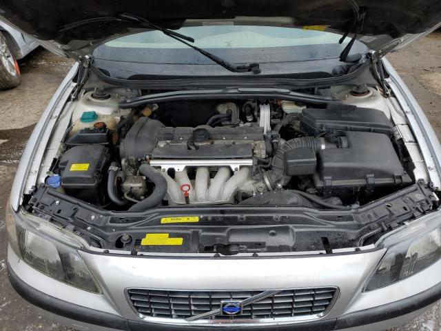 YV1RS61T442402895 - 2004 VOLVO S60 GRAY photo 11