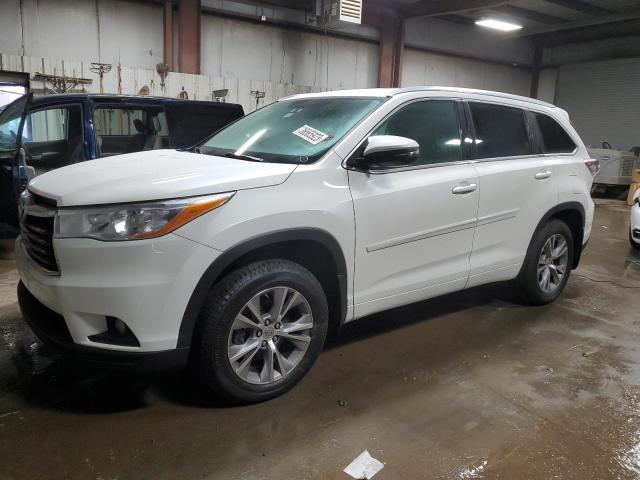 5TDJKRFH1ES040513 - 2014 TOYOTA HIGHLANDER XLE თეთრი ფოტო 1