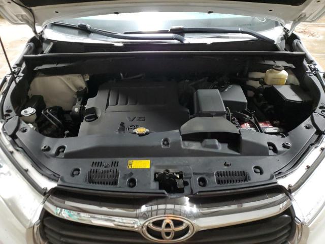 5TDJKRFH1ES040513 - 2014 TOYOTA HIGHLANDER XLE თეთრი ფოტო 11