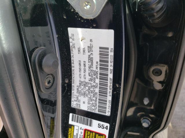 3TMGZ5AN7NM481395 - 2022 TOYOTA TACOMA DOUBLE CAB 黑色 照片 12