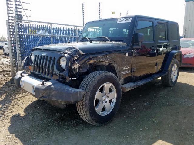 1J4BA5H12AL115256 - 2010 JEEP WRANGLER UNLIMITED SAHARA  photo 2