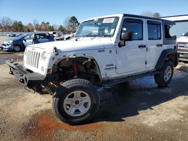 1C4BJWKG5FL679581 - 2015 JEEP WRANGLER U SPORT WHITE photo 1