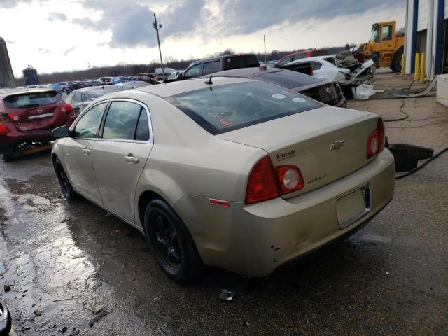 1G1ZC5EB8AF152413 - 2010 CHEVROLET MALIBU 1LT ბეჟი ფოტო 2