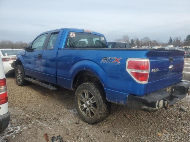 1FTFX1EF3EFB91698 - 2014 FORD F150 SUPER CAB BLUE photo 2