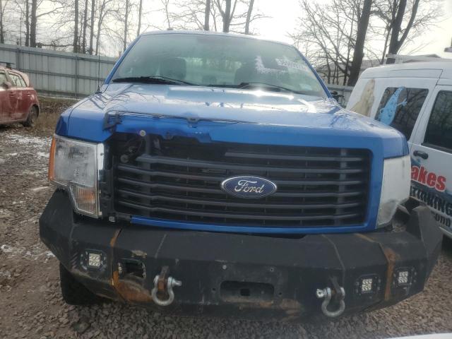 1FTFX1EF3EFB91698 - 2014 FORD F150 SUPER CAB BLUE photo 5