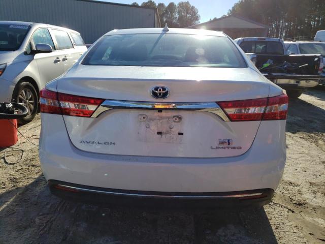 4T1BD1EB8DU011755 - 2013 TOYOTA AVALON HYBRID WHITE photo 6