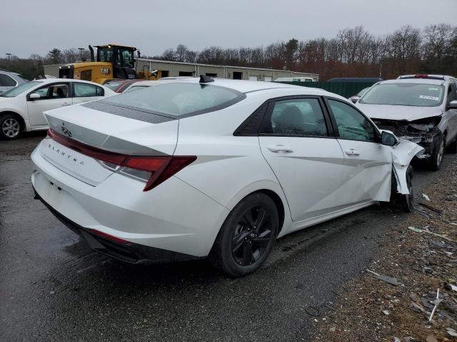 5NPLM4AG1MH036535 - 2021 HYUNDAI ELANTRA SEL WHITE photo 3