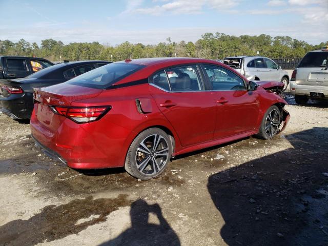 3N1AB8DV7NY210419 - 2022 NISSAN SENTRA SR BURGUNDY photo 3