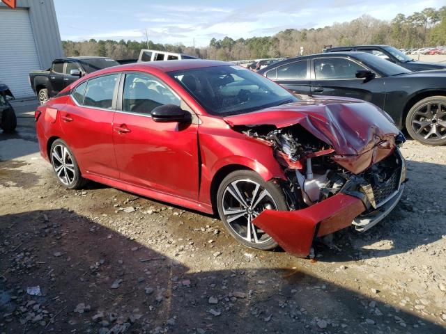 3N1AB8DV7NY210419 - 2022 NISSAN SENTRA SR BURGUNDY photo 4