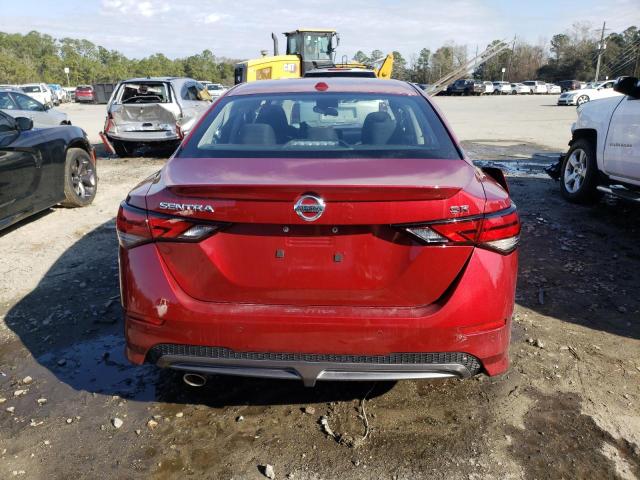 3N1AB8DV7NY210419 - 2022 NISSAN SENTRA SR BURGUNDY photo 6