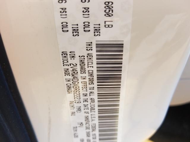 2V4RW4DGXBR622219 - 2011 VOLKSWAGEN ROUTAN S  ფოტო 10