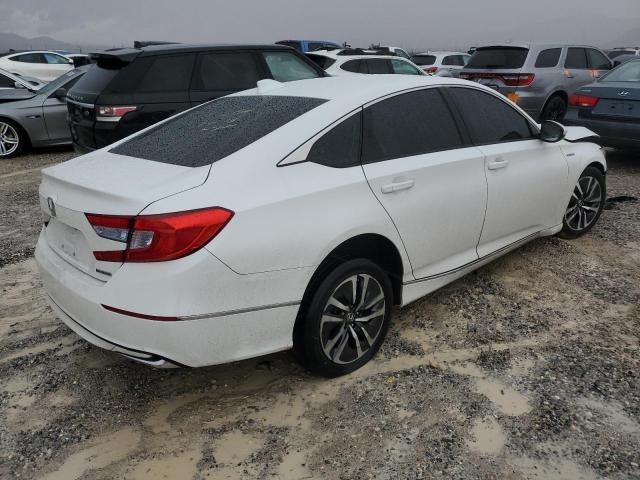 1HGCV3F41LA007260 - 2020 HONDA ACCORD HYBRID EX WHITE photo 3