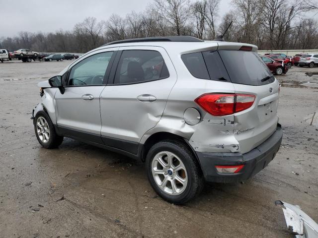 MAJ3S2GE9LC323850 - 2020 FORD ECOSPORT SE SILVER photo 2