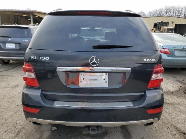 4JGBB8GB3BA659398 - 2011 MERCEDES-BENZ ML 350 4MATIC BLACK photo 6