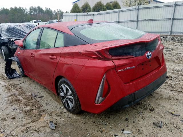 JTDKARFP6H3003395 - 2017 TOYOTA PRIUS PRIME  photo 3