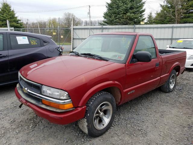 1GCCS1443YK177670 - 2000 CHEVROLET S TRUCK S10  photo 2