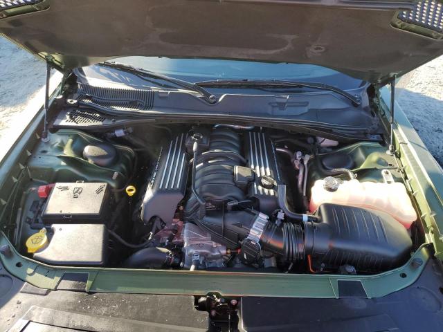 2C3CDZFJ5NH132412 - 2022 DODGE CHALLENGER R/T SCAT PACK GREEN photo 11