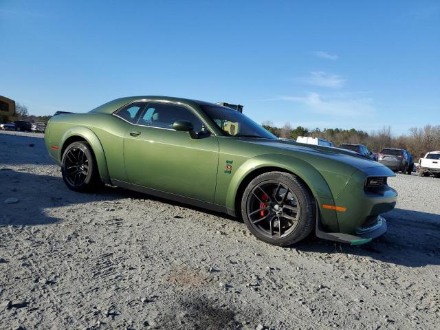 2C3CDZFJ5NH132412 - 2022 DODGE CHALLENGER R/T SCAT PACK GREEN photo 4