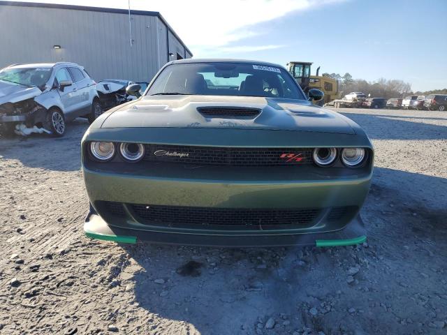 2C3CDZFJ5NH132412 - 2022 DODGE CHALLENGER R/T SCAT PACK GREEN photo 5