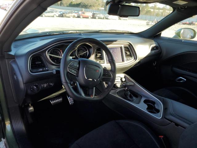 2C3CDZFJ5NH132412 - 2022 DODGE CHALLENGER R/T SCAT PACK GREEN photo 8