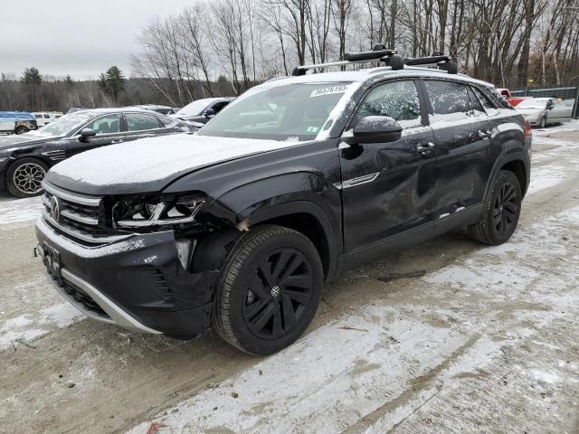 1V2KE2CA9NC207694 - 2022 VOLKSWAGEN ATLAS CROS SE Черный фото 1