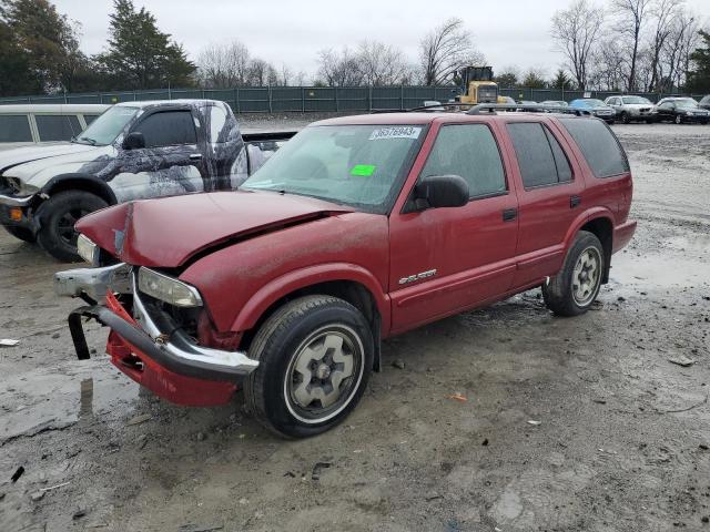 1GNDT13X04K107882 - 2004 CHEVROLET BLAZER RED photo 1