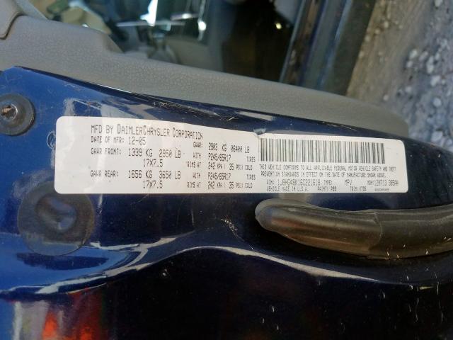 1J8HG48K16C221618 - 2006 JEEP COMMANDER  ფოტო 10