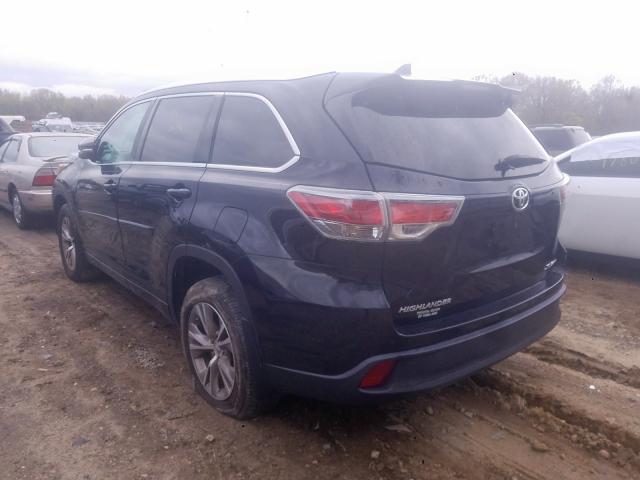 5TDJKRFH4FS179813 - 2015 TOYOTA HIGHLANDER XLE  ფოტო 3