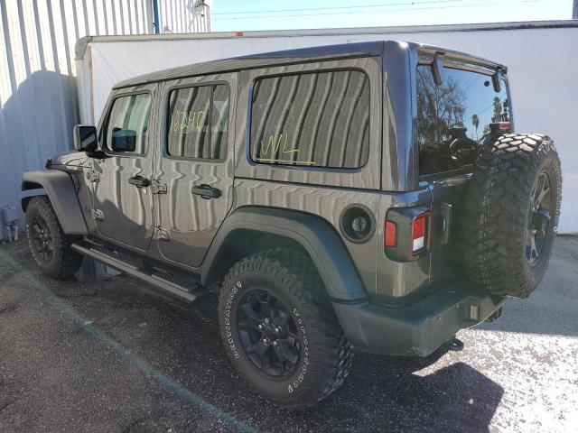 1C4HJXDG3MW594313 - 2021 JEEP WRANGLER U SPORT Чорний фото 2