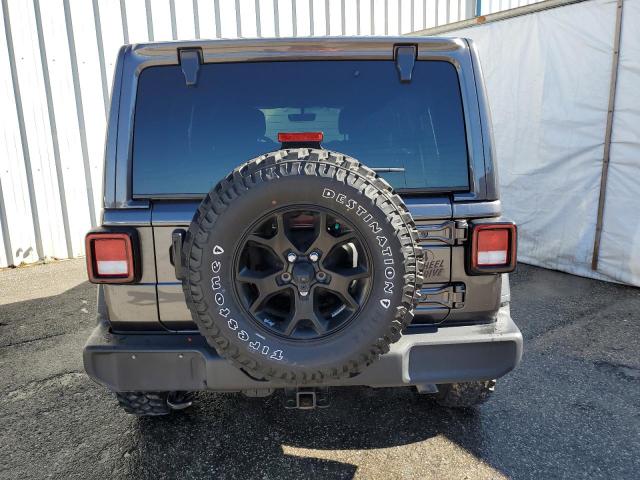 1C4HJXDG3MW594313 - 2021 JEEP WRANGLER U SPORT Чорний фото 6