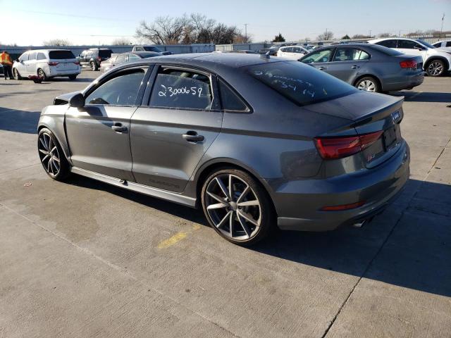 WAUB1GFF7J1029689 - 2018 AUDI S3 PREMIUM PLUS GRAY photo 2