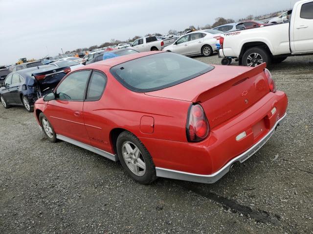 2G1WX12K139246066 - 2003 CHEVROLET MONTE CARL SS RED photo 2