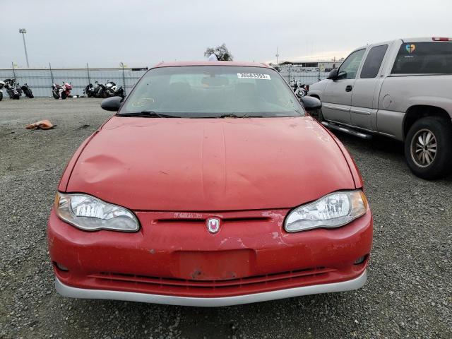 2G1WX12K139246066 - 2003 CHEVROLET MONTE CARL SS RED photo 5