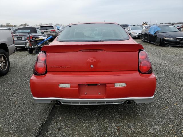 2G1WX12K139246066 - 2003 CHEVROLET MONTE CARL SS RED photo 6