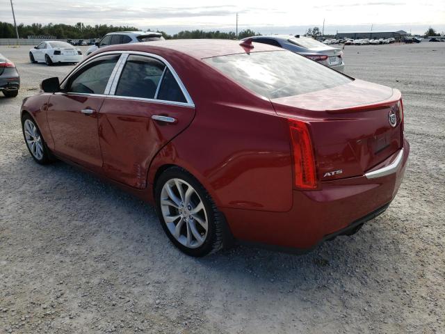 1G6AC5SX4D0128317 - 2013 CADILLAC ATS PERFORMANCE BURGUNDY photo 2