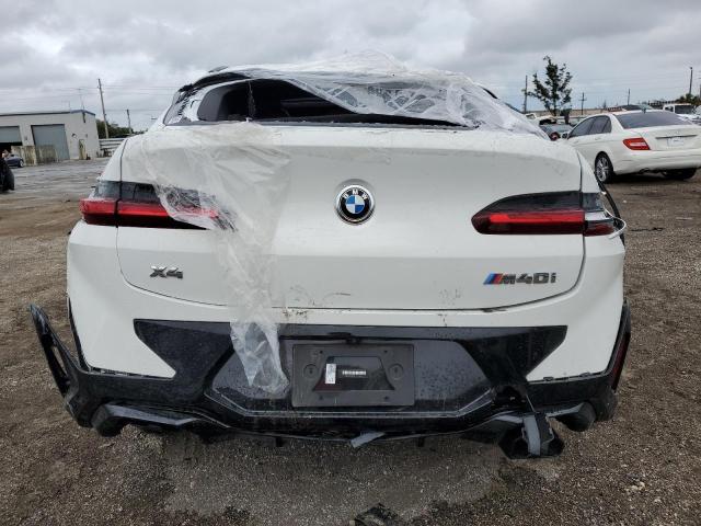 5UX43DT04N9K17435 - 2022 BMW X4 M40I WHITE photo 6