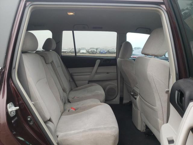 5TDZA3EH1BS012114 - 2011 TOYOTA HIGHLANDER BASE Bordeaux photo 11