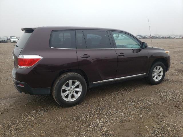 5TDZA3EH1BS012114 - 2011 TOYOTA HIGHLANDER BASE Bordeaux photo 3