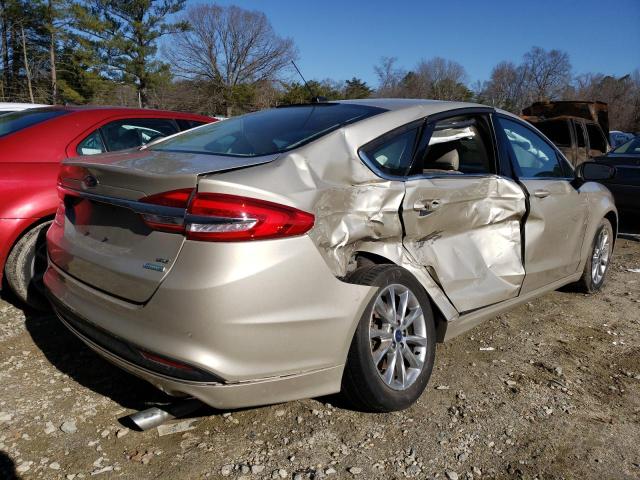 3FA6P0HD7HR346626 - 2017 FORD FUSION SE TAN photo 4