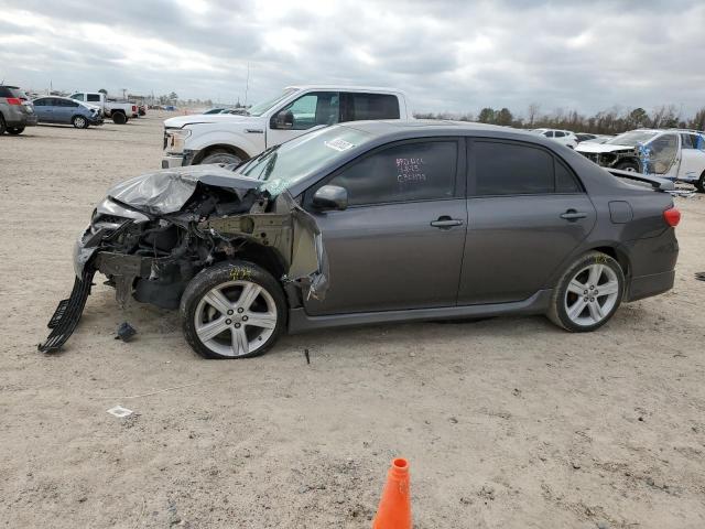5YFBU4EE4DP221864 - 2013 TOYOTA COROLLA BASE GRAY photo 1