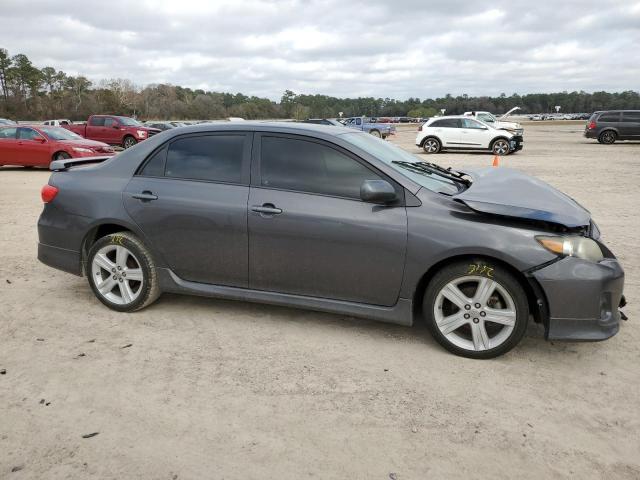 5YFBU4EE4DP221864 - 2013 TOYOTA COROLLA BASE GRAY photo 4