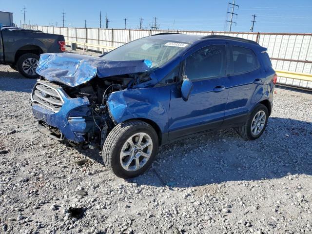 MAJ3S2GEXKC267285 - 2019 FORD ECOSPORT SE BLUE photo 1